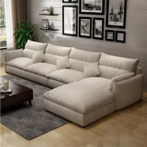 Beech wood corner sofa 200x300cm