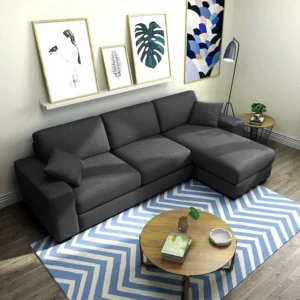 Beech wood corner sofa 250 x 160 cm