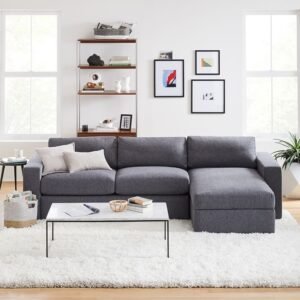 Modern corner sofa 150 x 250 cm