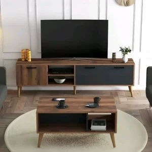 TV table set with coffee table